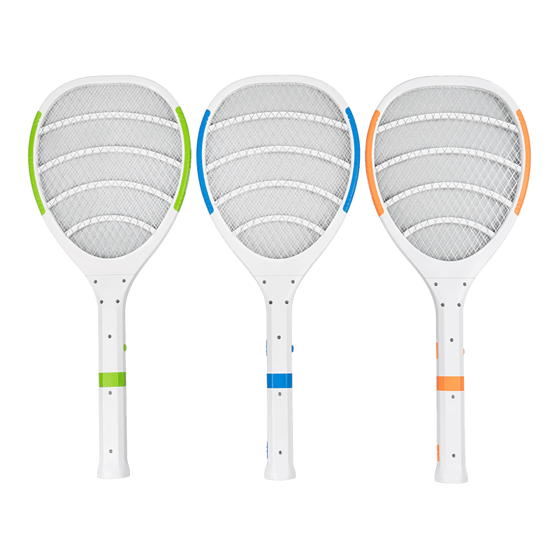 FF-808 拆卸带 LED 灯的手电筒 铅酸电池 400mAh 家用电动蚊拍