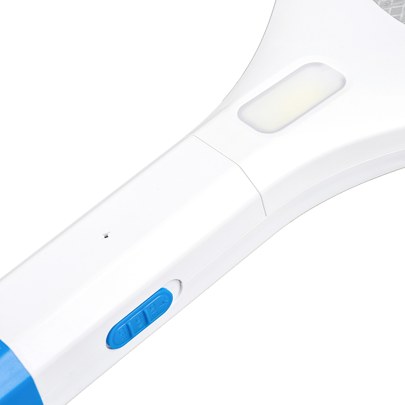 FF-808 拆卸带 LED 灯的手电筒 铅酸电池 400mAh 家用电动蚊拍