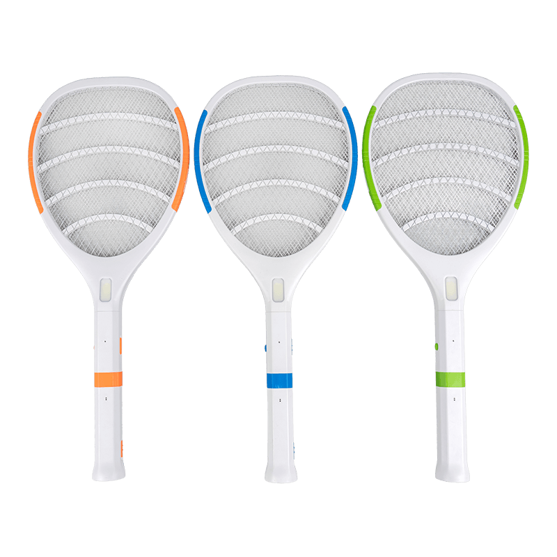 FF-808 拆卸带 LED 灯的手电筒 铅酸电池 400mAh 家用电动蚊拍