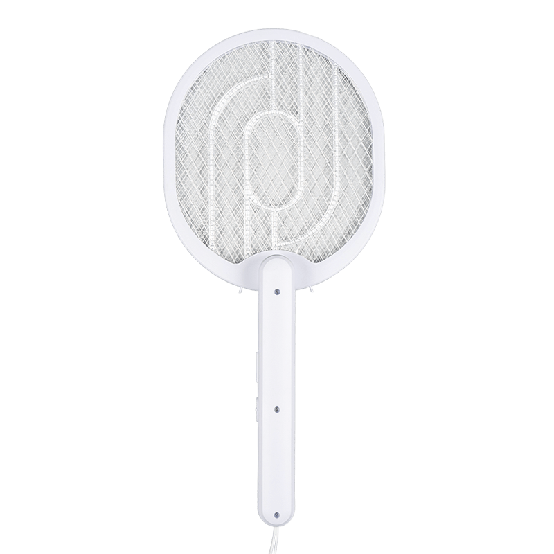 FF-881 可折叠 USB 充电式电动蚊拍,带显示屏