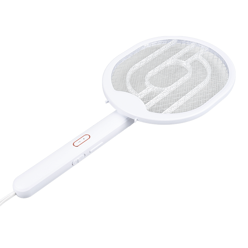 FF-881 可折叠 USB 充电式电动蚊拍,带显示屏