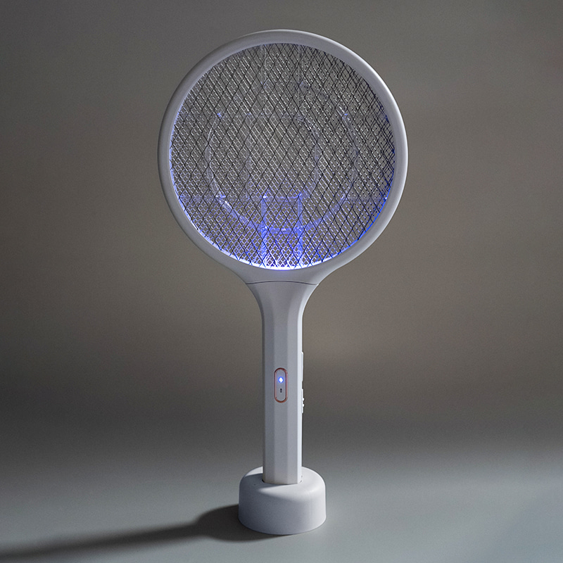 FF-889 USB充电底座500mAh锂电池多功能电动蚊拍