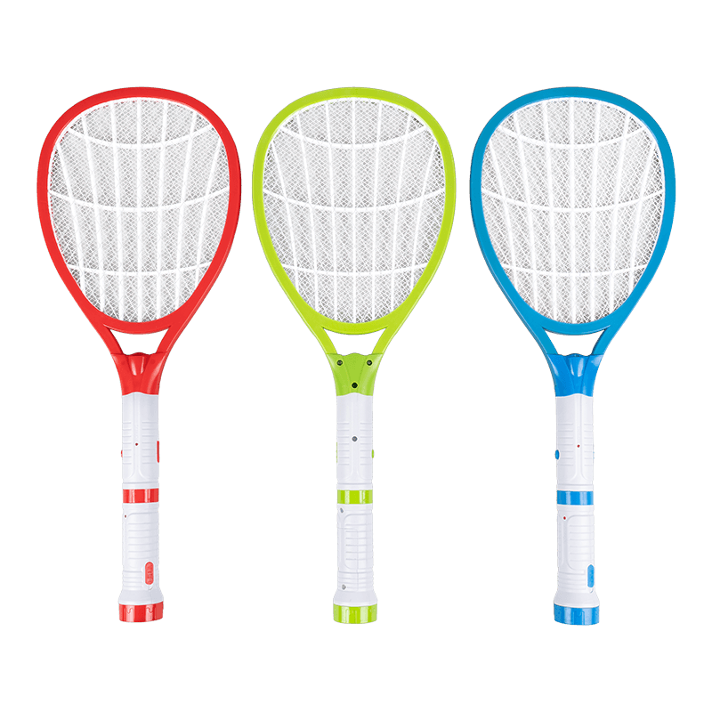 FF-108 可拆卸手电筒 LED 铅酸电池 250mAh,带插头电动蚊式拍打器