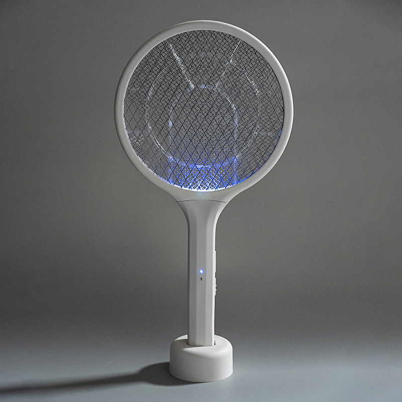 FF-672 500mAh 锂电池锈迹图案灯电蚊拍带底座