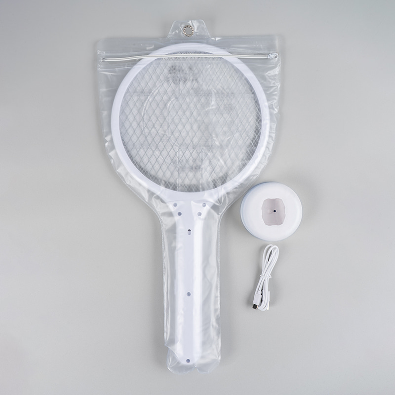 FF-889 USB充电底座500mAh锂电池多功能电动蚊拍