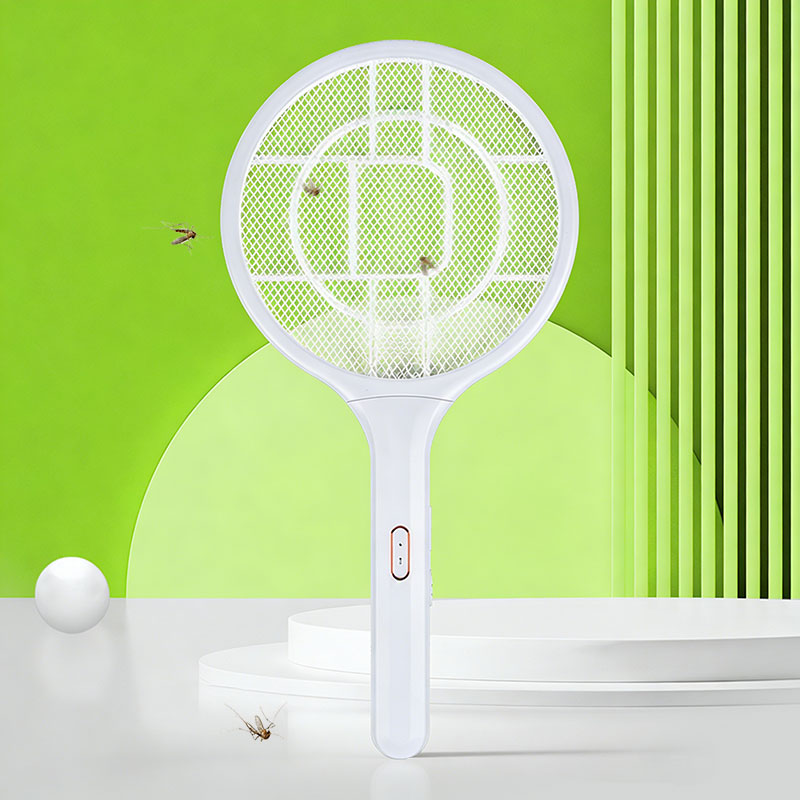 FF-889 USB充电底座500mAh锂电池多功能电动蚊拍